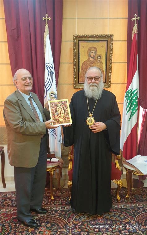 The Patriarch Of Antioch Received The Secretary General Of The Middle
