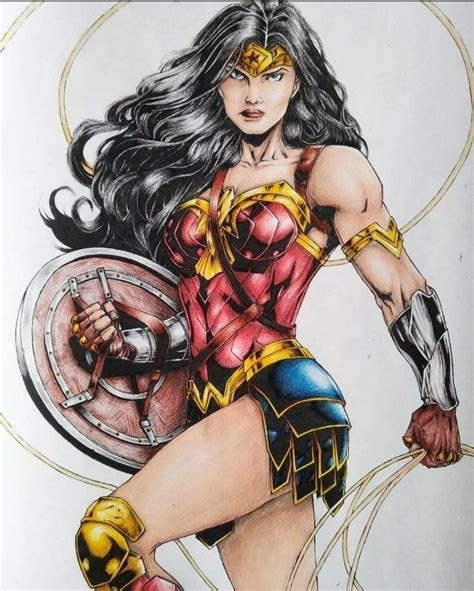 LMH Artist Unknown Warrior Woman Wonder Woman Superhero