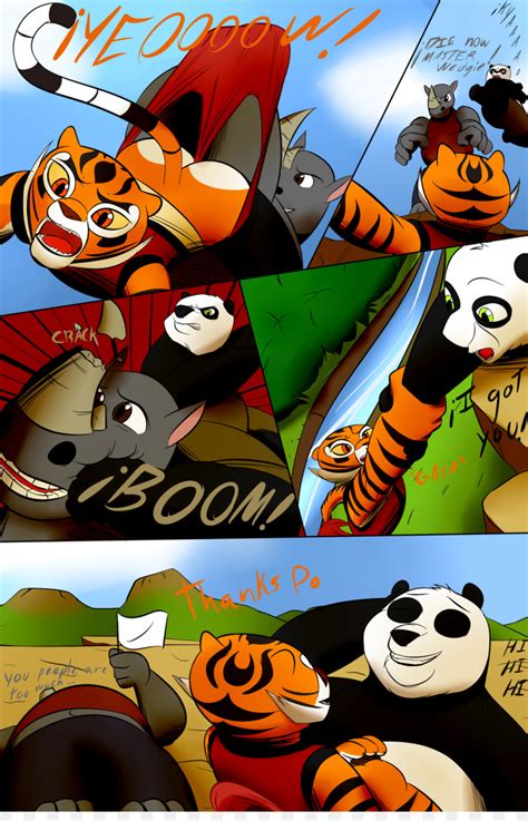 Tigress Po Comics Wedgie Kung Fu Panda Kung Fu Panda Png Download 1024 1575 Free