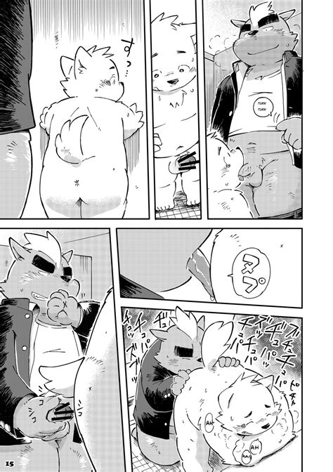 Rule 34 Anal Anthro Bear Blush Buchi Chubby Comic Duo English Text Fukami Youhei Furry Handjob