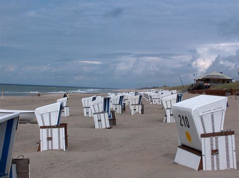 Beach Baskets On Sylt Germany Sylt