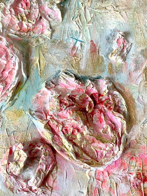 The Rose Project I By Barbara Schauß 2023 Painting Acrylic Collage
