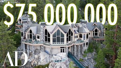 Inside A 75m Lake Tahoe Mansion With A Hillside Tram On The Market