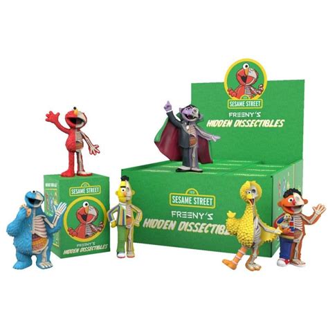 全新 未開封 Mighty Jaxx Freenys Sesame Street Figure Hidden Dissectibles 盲盒 Action Figure Full Box