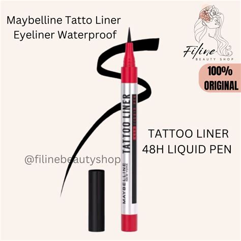 Jual Maybelline Tattoo Liner 48h Liquid Pen Eyeliner Waterproof Tahan