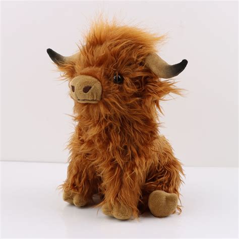 Scottish Highland Cow Soft Stuffed Plush Toy Gage Beasley