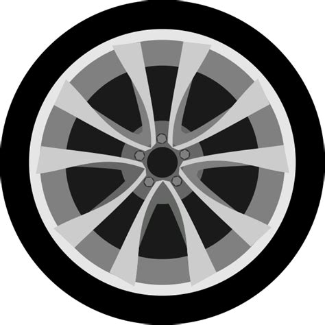 car wheel PNG transparent image download, size: 599x599px