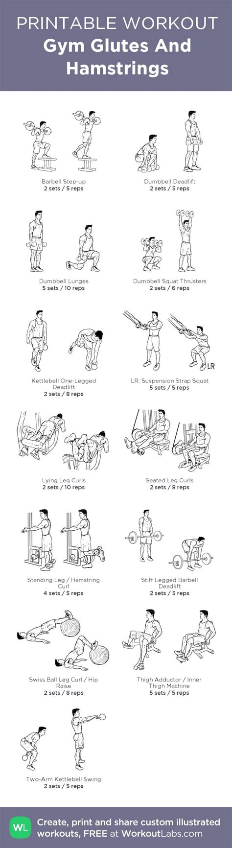 But you don't need to move them very much—or for very long—to challenge them. Gym Glutes And Hamstrings | food and fitness | Pinterest