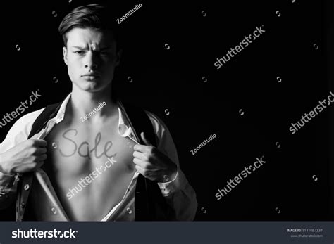 Chests Sexy Muscular Athletes Nude Torsosand Stock Photo Shutterstock