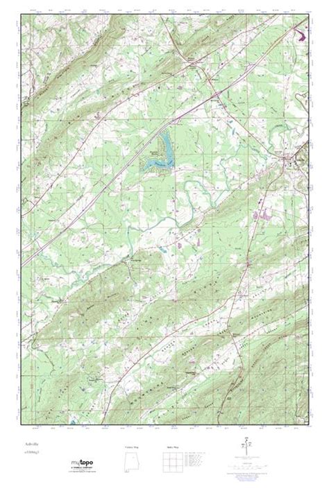 Mytopo Ashville Alabama Usgs Quad Topo Map