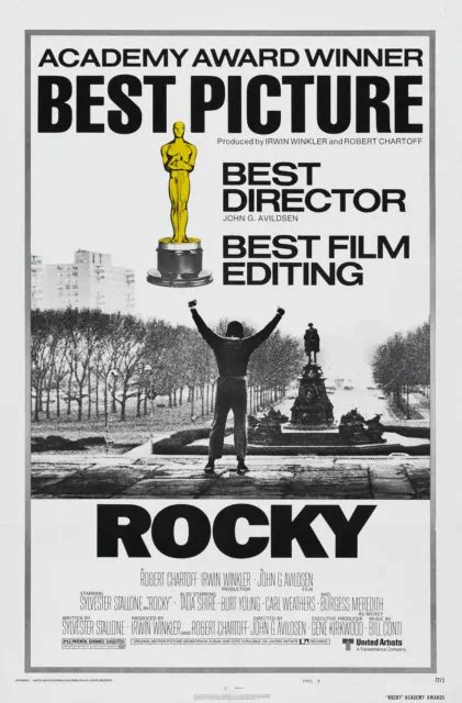 Rocky Movie Poster Sylvester Stallone Rare 2198 Picclick