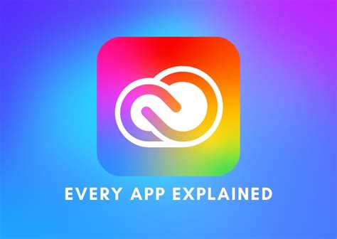 Every Adobe Creative Cloud App Explained Best Ways To Buy