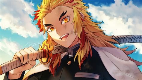 Enjoy our curated selection of 74 kyojuro rengoku wallpapers and backgrounds from animes like demon slayer: Kimetsu no Yaiba Kyojuro Rengoku Wallpaper - Usefulcraft.com