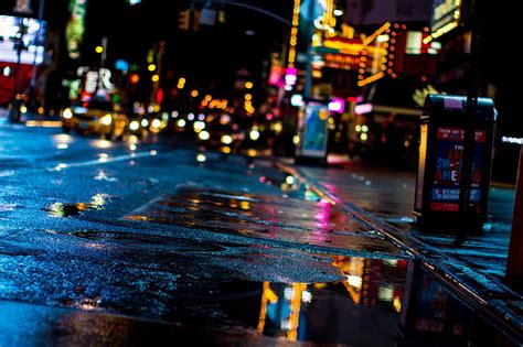 Hd Wallpaper Time Lapse Photography Of Red And White Lights On Asphalt
