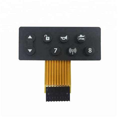 Silicone Rubber Keypad Membrane Switch With Fpc And Housing China