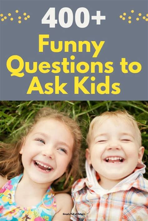 Funny Questions To Ask Kids 2 Kids Laughing Funny Questions For Kids