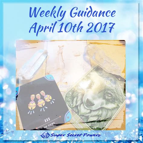 Weekly Guidance April 10th 2017 Trust The Equilibrium Of Soul