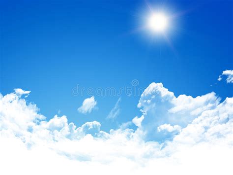 Light Blue Sky Stock Photo Image Of Real Nature White 26492638