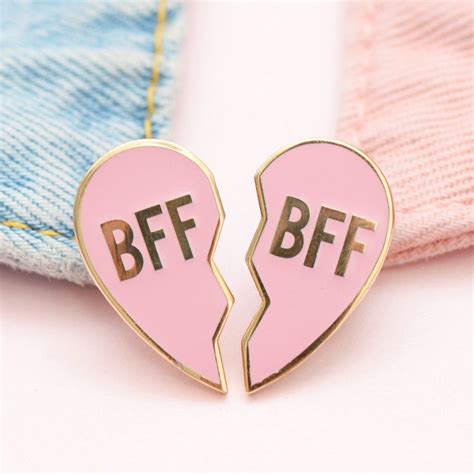 Bff Enamel Pin Set Hardtofind Bff Ts Ts For Teens Bff