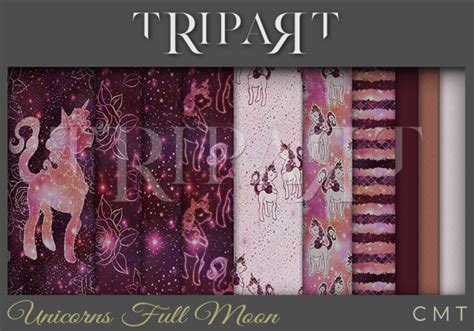 Second Life Marketplace Tripartunicorns Full Moon Set 3