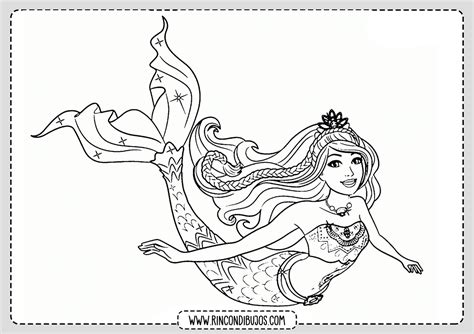 Dibujos De Sirenas Para Colorear Dibujos De Fantasia