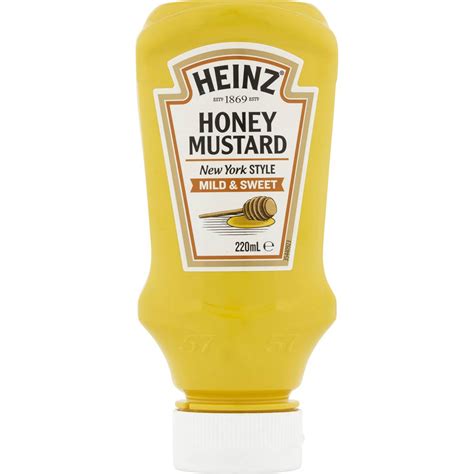 Heinz Honey Mustard Sauce 220ml Woolworths
