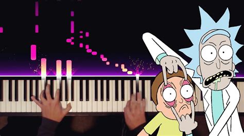Rick And Morty Theme X Evil Morty Piano Jazz Toccata Youtube