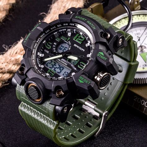led military tactical survival mens watch digital wrist watch waterproof watch watches for men