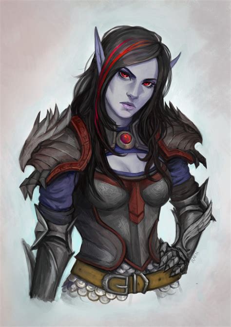 Dark Elf Girl Appreciation Blog Character Portraits Dungeons And