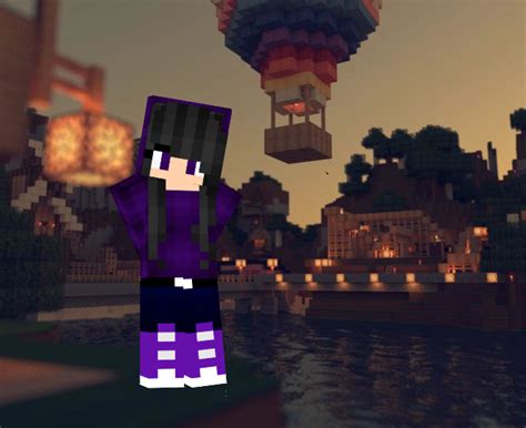 Ender Dragon Enderman Girl Minecraft Skin