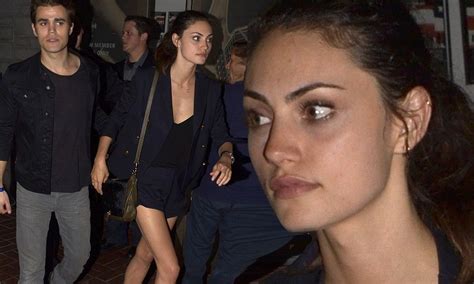 Phoebe Tonkin And Paul Wesley Spotted In A Rare Appearance Together