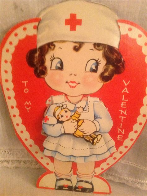 One Of My Many Nurse Valentines Vintage Valentines Nursing Valentine