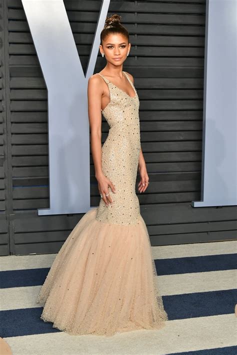 Zendaya Vanity Fair Oscars Party Dresses 2018 Popsugar Fashion Photo 21