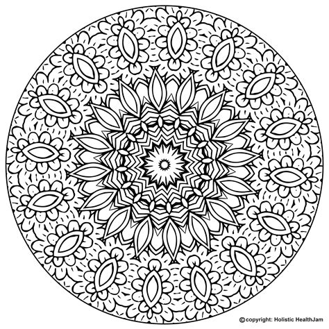 Get This Printable Mandala Coloring Pages For Adults