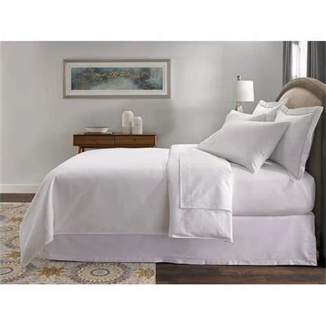 Plain White King Bed Sheet For Hotel And House At Rs Piece In Chennai Id