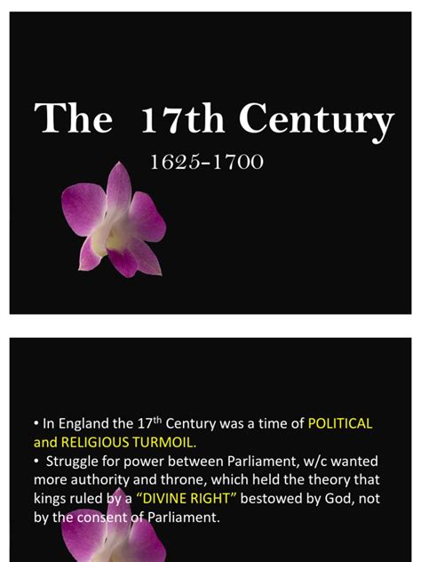 17th Century | England | Poetry
