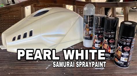 How To Paint Pearl White Using Samurai Spraypaint Step By Step