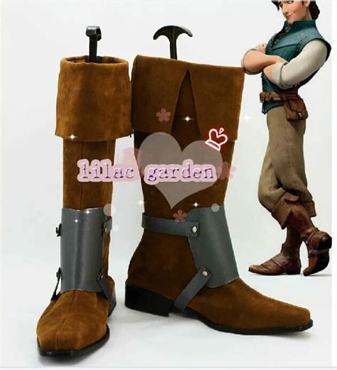 Free Shipping Tangled Flynn Rider Cosplay Shoes Rapunzel Prince Cosplay