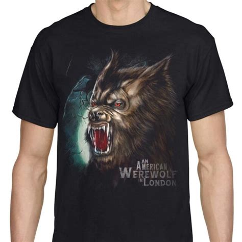 American Werewolf In London T Shirt Horror Vintage Wolfman Roar Mens