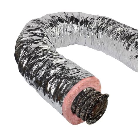 Round Hvac Insulated Flexible Duct For Industrial Size 4 Inch At Rs
