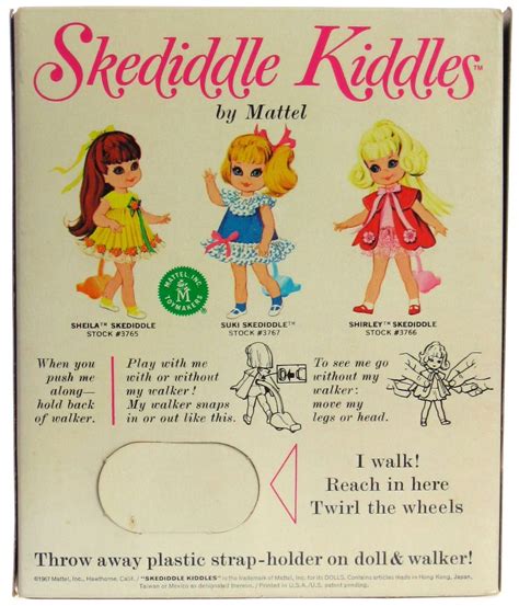 Vintage 1968 Mattel Liddle Kiddles Sheila Skediddle Doll Nrfb Etsy
