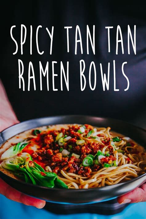 Easy Spicy Tan Tan Ramen Bowls A Yo Kitchen Recipe Ramen Dinner Ground Beef Ramen Recipe