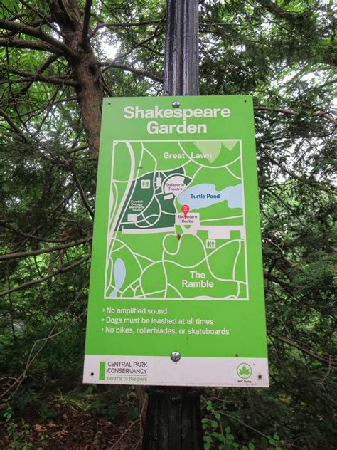 Many shakespeare gardens are associated with shakespearean festivals. Big Apple Secrets: Two Shakespeare gardens
