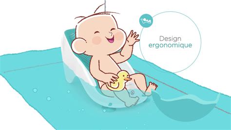 The angelcare bath support has holes covering the main body to allow water to flow through and an ergonomic design that keeps baby comfortable. Angelcare Baby Bath Support Fit short FR - YouTube