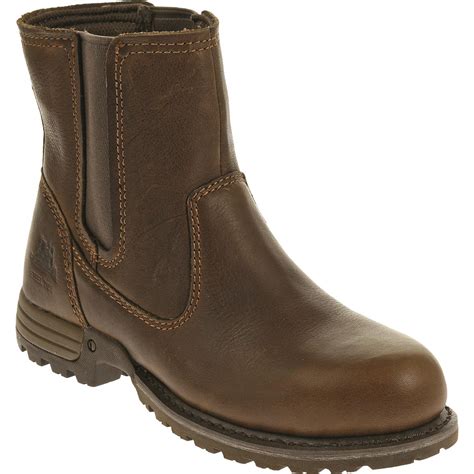 Cat Womens Freedom Pull On Steel Toe Work Boots 678130 Work Boots