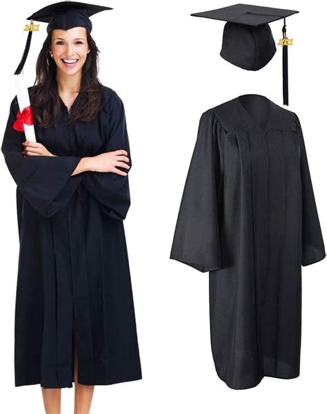 Formemory Graduation Gown And Mortarboard Cap Academic Gown