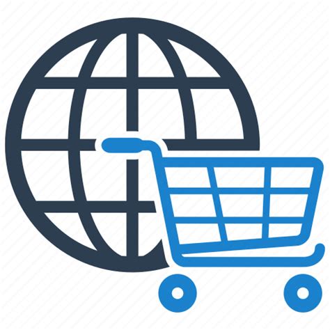 Ecommerce Global Online Shopping Icon