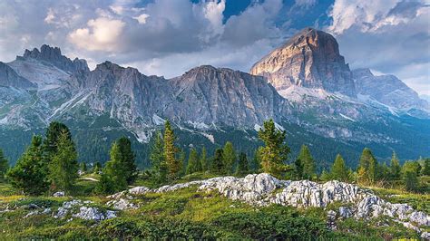 Alps Cliff Cloud Dolomites Italy Mountain Nature Hd Wallpaper Peakpx