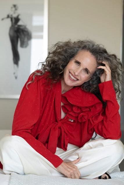 συνεδρίαση Φάλαγγα ένταση Andie Macdowell Calvin Klein Εμπρός