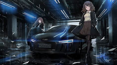 Anime Car Anime Chill Girl Hd Wallpaper Pxfuel